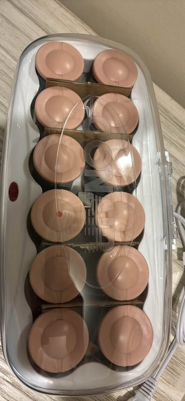 Xtreme Big Curls Conair 1.5-inchHot Rollers Set with 12 Clips Brand New No Box